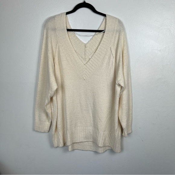 Caslon Double V-Neck Sweater Size 3XL - Picture 1 of 6